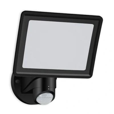 Abbildung von TELEFUNKEN Led Wandleuchte Aussen, Wandlampe, Garten, Bewegungsmelder, Außenlampe Mit Neutralweißes Licht, 20 W, 2000 Lm, Schwarz