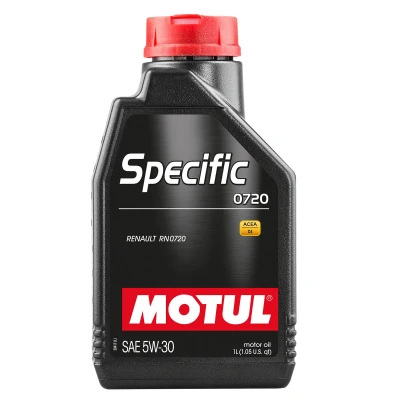 Abbildung von Motul Specific 0720 5W 30 1l Motoröl 102208 RENAULT: ESPACE 4, Clio 3, DACIA: Duster Off Road, SANDERO 2, Lodgy, MERCEDES BENZ: A Class