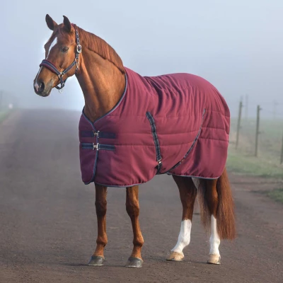 Abbildung von Horseware Stalldecke Rambo 100g Weinrot