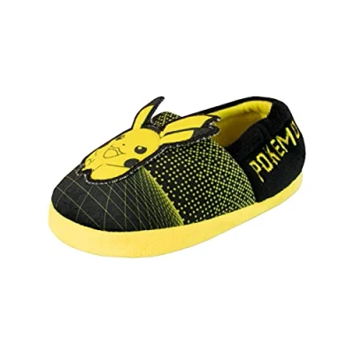 Abbildung von Pokemon Jungen Hausschuhe Pikachu Schwarz 30