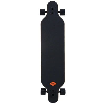 Abbildung von Schildkröt Longboard Freeride 41, Design: God Feather, 9 Fach verleimtes Ahorn, Komplettboard mit Drop Through Achsenaufhängung, ABEC 11 Kugellager, 510691