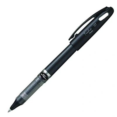 Abbildung von Pentel BL117A A EnerGel Liquid Gel Roller, 12 er Packung, schwarz