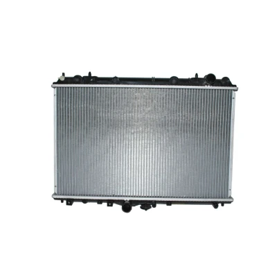 Abbildung von THERMOTEC D75001TT Kühler, Motorkühlung Aluminium, Kunststoff für Fahrzeuge mit/ohne Klimaanlage 400 659 22 Schaltgetriebe Kühlrippen gelötet
