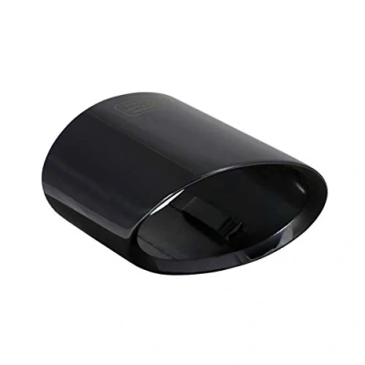 Abbildung von L&amp;P A301 Auspuffblende Endrohrblende Edelstahl Schwarz spiegel poliert Chrom kompatibel mit 1er e81 e82 e87 e88 LCI X1 e84 Plug Play Ersatzteil Endrohrblenden Schwarzchrom Auspuff Endrohr Blende