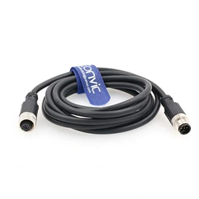 Abbildung von Eonvic Industrial M12 5 Pin Female Aviation Sensor Connector Elektrisches Sensorkabel