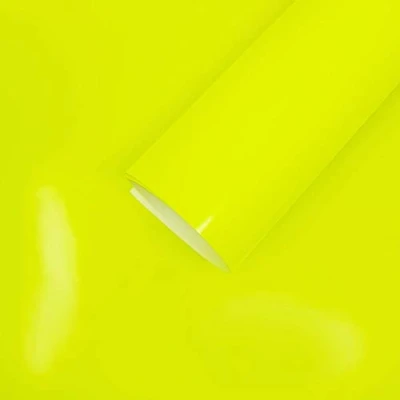 Abbildung von 4R Quattroerre.it 16365 Klebefolie Film für Carwrapping, Fluogelb, 50 x 70 cm