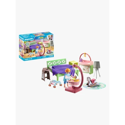 Abbildung von Playmobil 71609 My Life Bausatz Schlafzimmer mit Babyspielecke