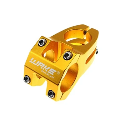 Abbildung von CYSKY Bike Vorbau 31,8 45mm Aluminiumlegierung Mountainbike Kurze Fahrradlenker für Die meisten Fahrrad BMX MTB Rennrad (Gold)