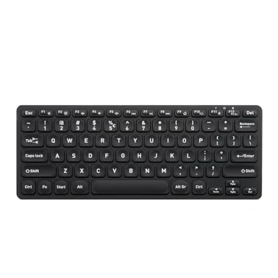 Abbildung von Perixx PERIBOARD 732B Wireless Backlit Mini Keyboard X Type Scissor Keys White US English QWERTY…