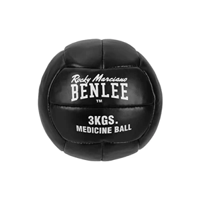 Abbildung von BENLEE Rocky Marciano 960184 Unisex Erwachsene PAVELEY Artificial Leather Medicine Ball, Black, 5kg