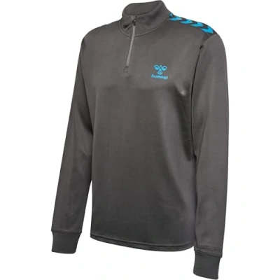 Abbildung von Hummel Hmlstaltic POLY HALF ZIP L/S Sweatshirt, Herren, Größe: Medium, Magnet