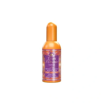 Abbildung von Tesori d&#039;Oriente Aromatischer Karma Duft, frischer und blumiger Noten von Bergamotte, Nashi, Vanille Tonka Bohne, 100 ml