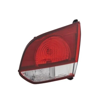 Abbildung von HELLA 2TZ 009 923 141 Rückleuchte rechts innerer Teil W16W, W21W 12 klar/rot mit Glühlampen Lampenträger VOLKSWAGEN: GOLF 6