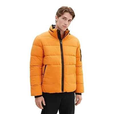 Abbildung von TOM Tailor Stepp Winterjacke, Herren, Größe: XL, Tomato cream orange