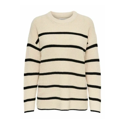 Abbildung von ONLY Onlpernille O NECK NOOS Strickpullover, Damen, Größe: XS, Pumice stone