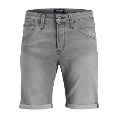 Abbildung von Jack &amp; Jones Jjirick Jjfox Jeans Shorts, Herren, Größe: Large, Grey denim