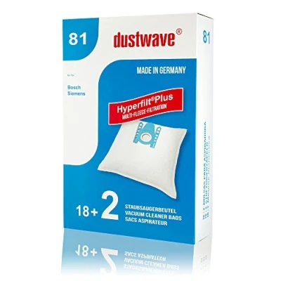 Abbildung von Megapack 20 Staubsaugerbeutel passend für Siemens Synchropower 1800 W Staubsauger dustwave® Markenstaubbeutel/Made in Germany + inkl. Micro Filter