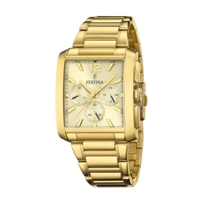 Abbildung von Festina Chronograph »F20638/2«, Armbanduhr, Quarzuhr, Herrenuhr, Stoppfunktion, Edelstahlarmband