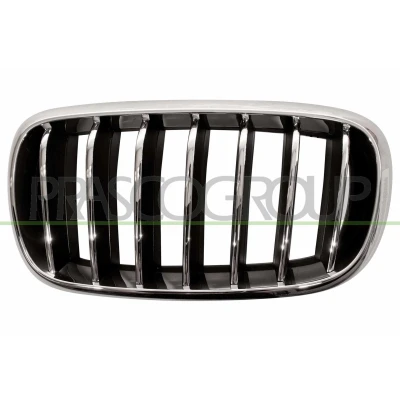 Abbildung von PRASCO BM8262014 Kühlergrill links chrom/schwarz BMW: X5