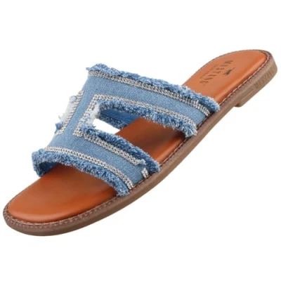 Abbildung von MUSTANG Damen Pantolette Jeansblau EU 38