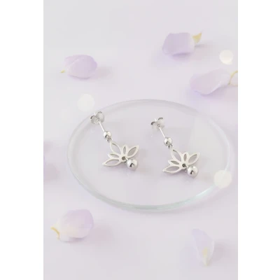 Abbildung von SOFIA MILANI Damen Ohrringe 925 Silber Lotus Kugel Blumen Ohrstecker E1785