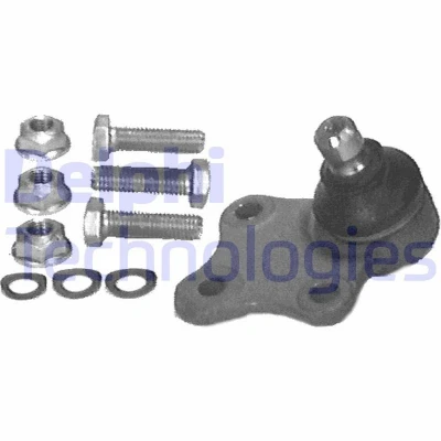 Abbildung von DELPHI TC420 Traggelenk Vorderachse 103 65 80 CITROËN: Xsara Hatchback, ZX Estate, Berlingo / First I, PEUGEOT: Partner I Combispace