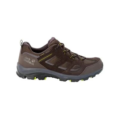 Abbildung von Jack Wolfskin VOJO Sneaker low Dark brown lime, Herren, Größe: 42, lime Schuhe