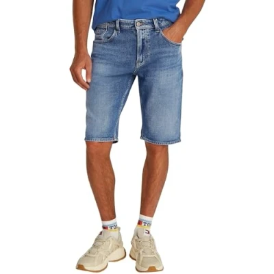 Abbildung von Tommy Jeans Herren Ronnie Bi0134 Dm0dm20961 Shorts Mit 5 Taschen, Denim (Denim Medium), 31W EU
