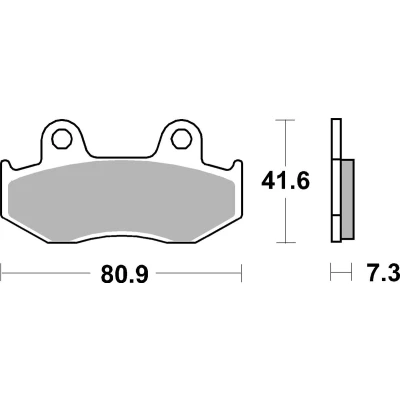 Abbildung von TRW Organic Allround MCB534 Bremsbelagsatz