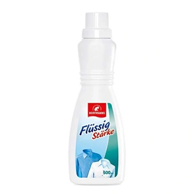 Abbildung von Hoffmanns Flüssigstärke Wäschestärke für geglättete Kleidung, natürlichen Halt und Anti Faltenbildung Stärkegrad 2 1 x 500 ml