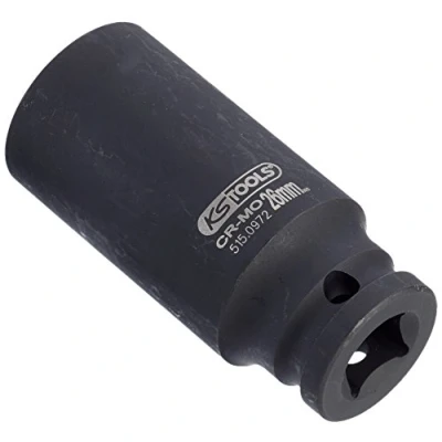 Abbildung von KS TOOLS 515.0972 Kraft Stecknuss 78 26 12,5 (1/2&quot;) Zwölfkant