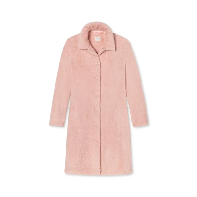 Abbildung von Schiesser Klassischer Mantel, Damen, Größe: Large, Rosé