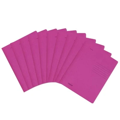 Abbildung von Original Falken 10er Pack Recycling Schnellhefter gefaltet DIN A4 Intensivfarbe pink. Made in Germany Blauer Engel Hefter Papphefter Kartonschnellhefter Schulhefter Pappordner Mappe Schulordner
