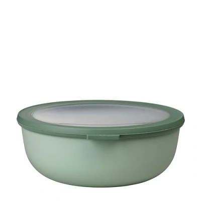 Abbildung von Mepal Multi Bowl Cirqula Round Vorratsdose mit Deckel Geeignet als Luftdichte Aufbewahrungsbox für den Kühlschrank, Mikrowellengeschirr &amp; Frischhaltedosen 2250 ml Nordic Sage
