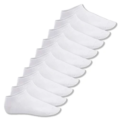 Abbildung von Footstar Herren &amp; Damen Sneaker Socken (10 Paar), Kurze Sportsocken aus Baumwolle Sneak It! Weiß 43 46