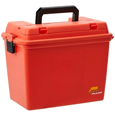Abbildung von Plano Extra große Trockenbox mit Tablett, orange
