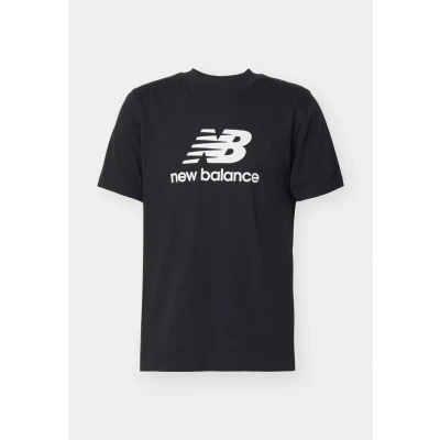 Abbildung von New Balance Essentials Stacked LOGO Tshirt print, Herren, Größe: Medium, Black