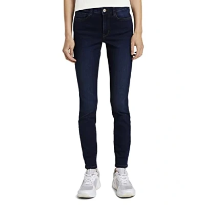 Abbildung von TOM Tailor Denim NELA Jeans Skinny Fit Used dark stone blue, Damen, Größe: Sx32, blue