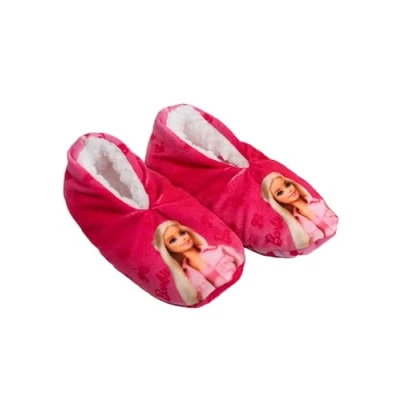 Abbildung von United Labels Homesocks Ballerinas für Mädchen &amp; Jungen ABS Winter Hausschuhe gefüttert Slipper Pantoffeln (Barbie, EU Schuhgrößensystem, Kleinkind, Numerisch (von/bis), M, 27, 30)