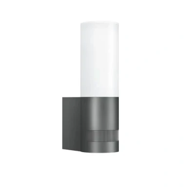 Abbildung von Steinel Außenleuchte L 605 S, LED Sensoraußenleuchte, 180 Bewegungsmelder mit 10m Reichweite, 11.3 W, 729 lm, Aluminium, Anthrazit