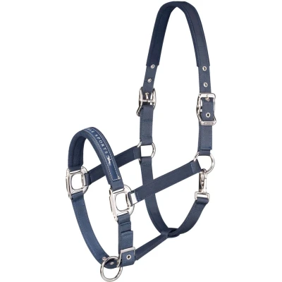 Abbildung von Schockemöhle Halfter Memphis Nylon Navy Vollblut