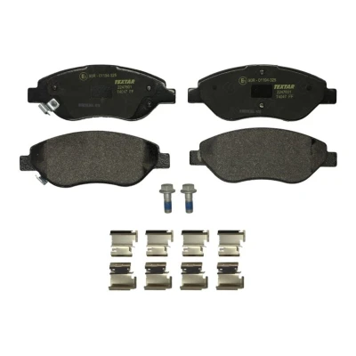 Abbildung von TEXTAR 2247601 Bremsbelagsatz mit akustischer Verschleißwarnung Bremssattelschrauben Zubehör FIAT: Tipo Estate, Hatchback, Saloon