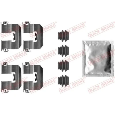 Abbildung von QUICK BRAKE 109 0080 Zubehörsatz, Scheibenbremsbelag BMW: 1 Hatchback, MINI: Hatchback