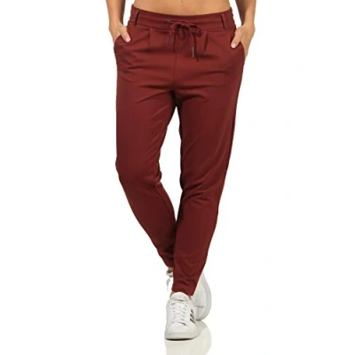 Abbildung von ONLY Damen Stoffhose Poptrash Easy Colour 15115847 Fired Brick S/30