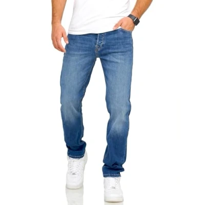 Abbildung von JACK &amp; JONES Herren Jeans Mike ARIS Comfort Fit Denim Herrenhose (38W / 32L, Dark Blue Denim)