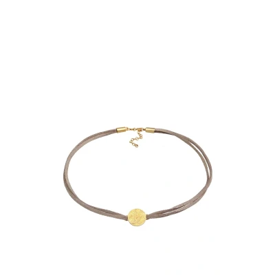 Abbildung von Elli Choker COIN Halskette goldcoloured, Damen, Größe: 36, Gold coloured