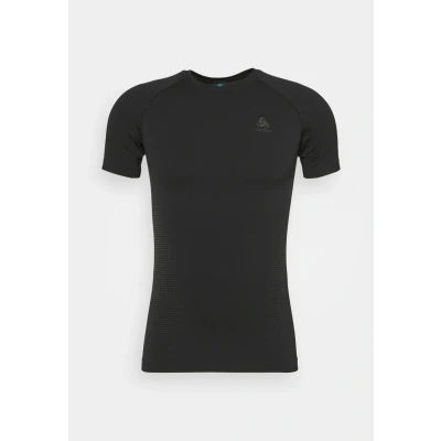 Abbildung von Odlo Performance Warm Eco BI Top Crew Neck T Shirt Herren Schwarz, Größe M