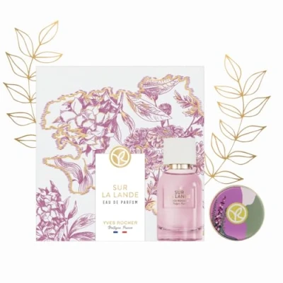 Abbildung von Yves Rocher PLEINES NATURES Sur La Lande Geschenkset Parfum Bretonische Heide mit frischen Meeresnoten 30 ml &amp; Festes 13 g