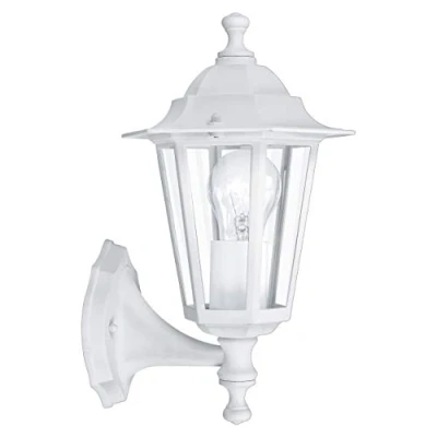 Abbildung von Eglo 22463 Aussenleuchte LATERNA 5 weiß, E27 max. 1X40W