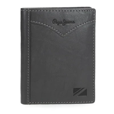 Abbildung von Pepe Jeans Joumma Bags Vertikale Geldbörse mit Geldbörse, grau, 8,5 x 10,5 1 cm, Leder, Talla única,